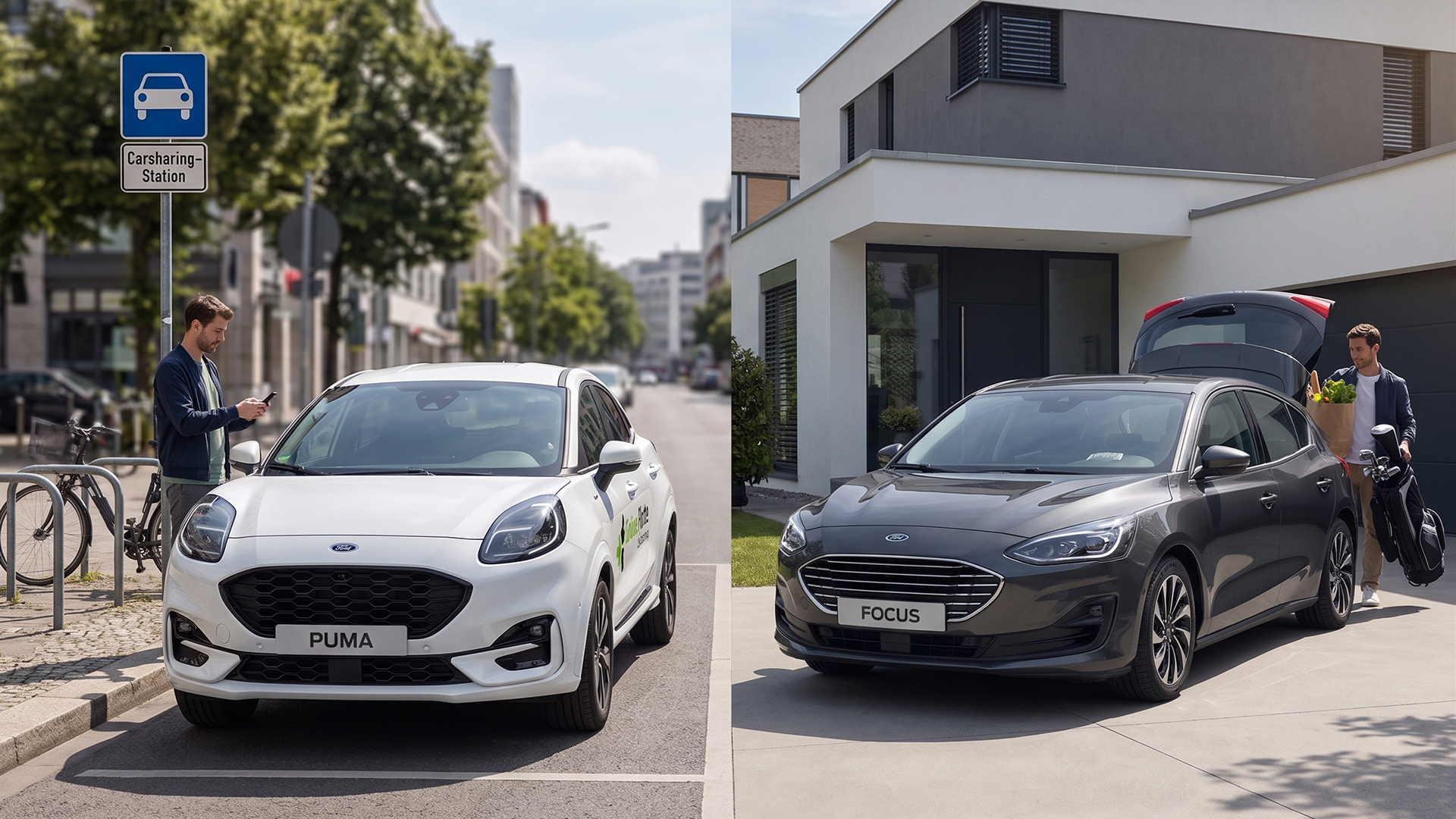 Grüne Flotte Auto Abo vs. Carsharing