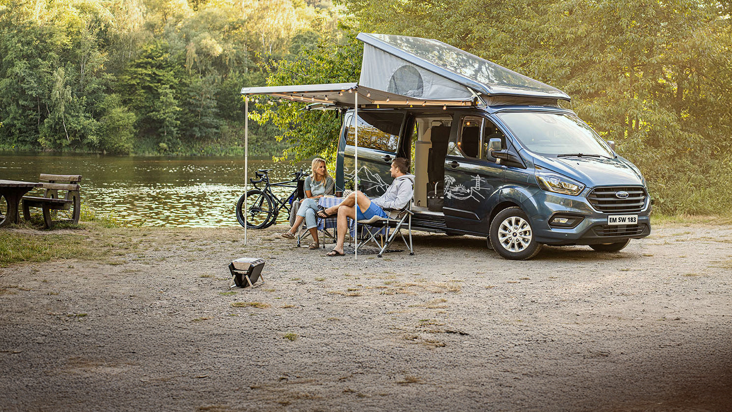 Camper Abo der Grünen Flotte: Wohnmobil in der Natur