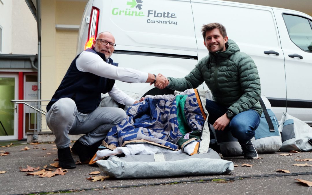 Sheltersuits – Spende für Obdachlose in Freiburg