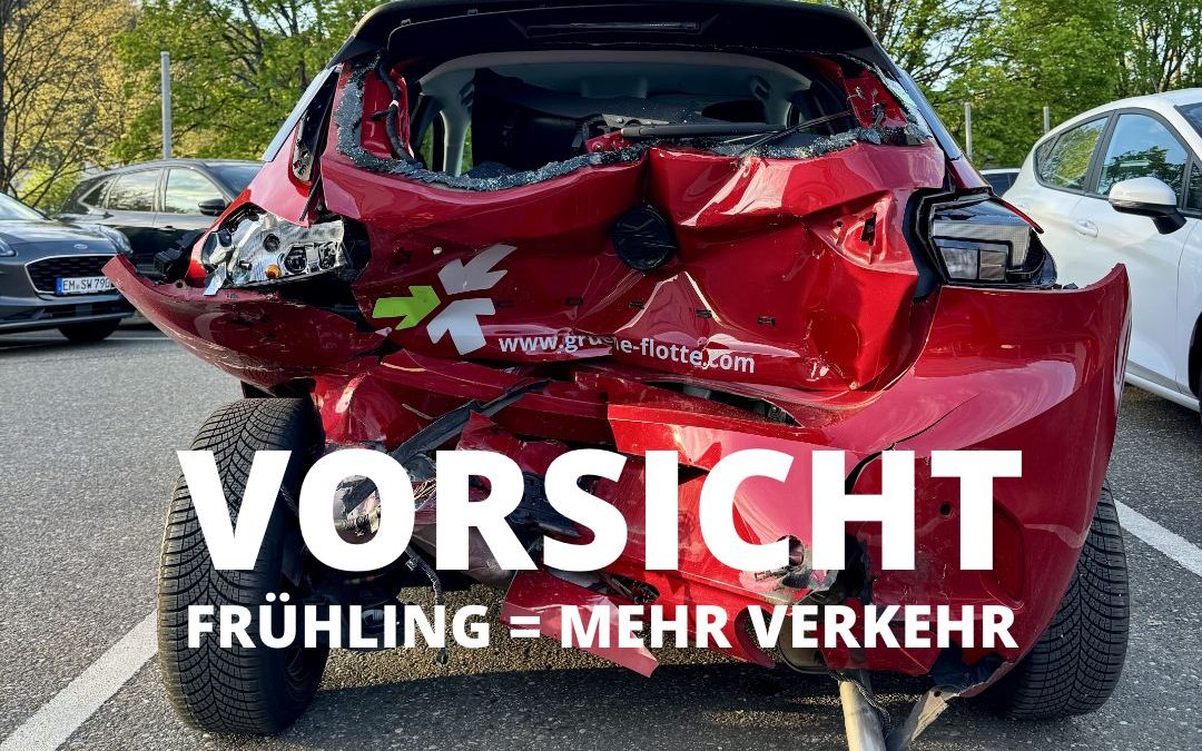 Mehr Verkehr im Frühling – bitte fahren Sie umsichtig